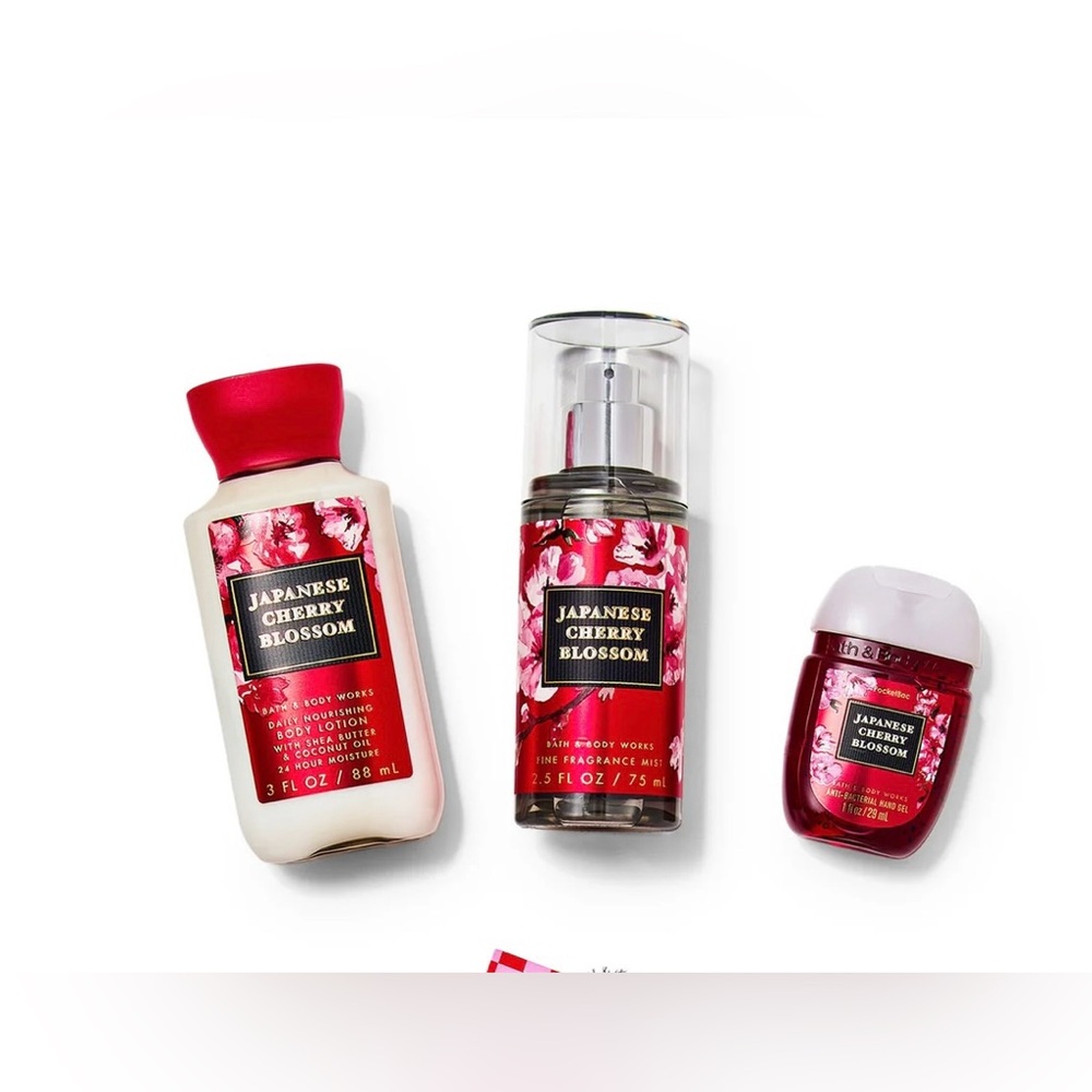 Bath and body works Japanese cherry blossom gift set